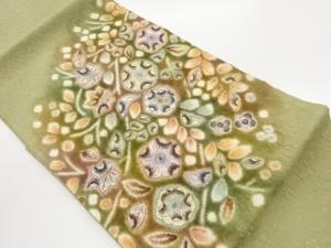 ふくれ織辻が花模様名古屋帯
